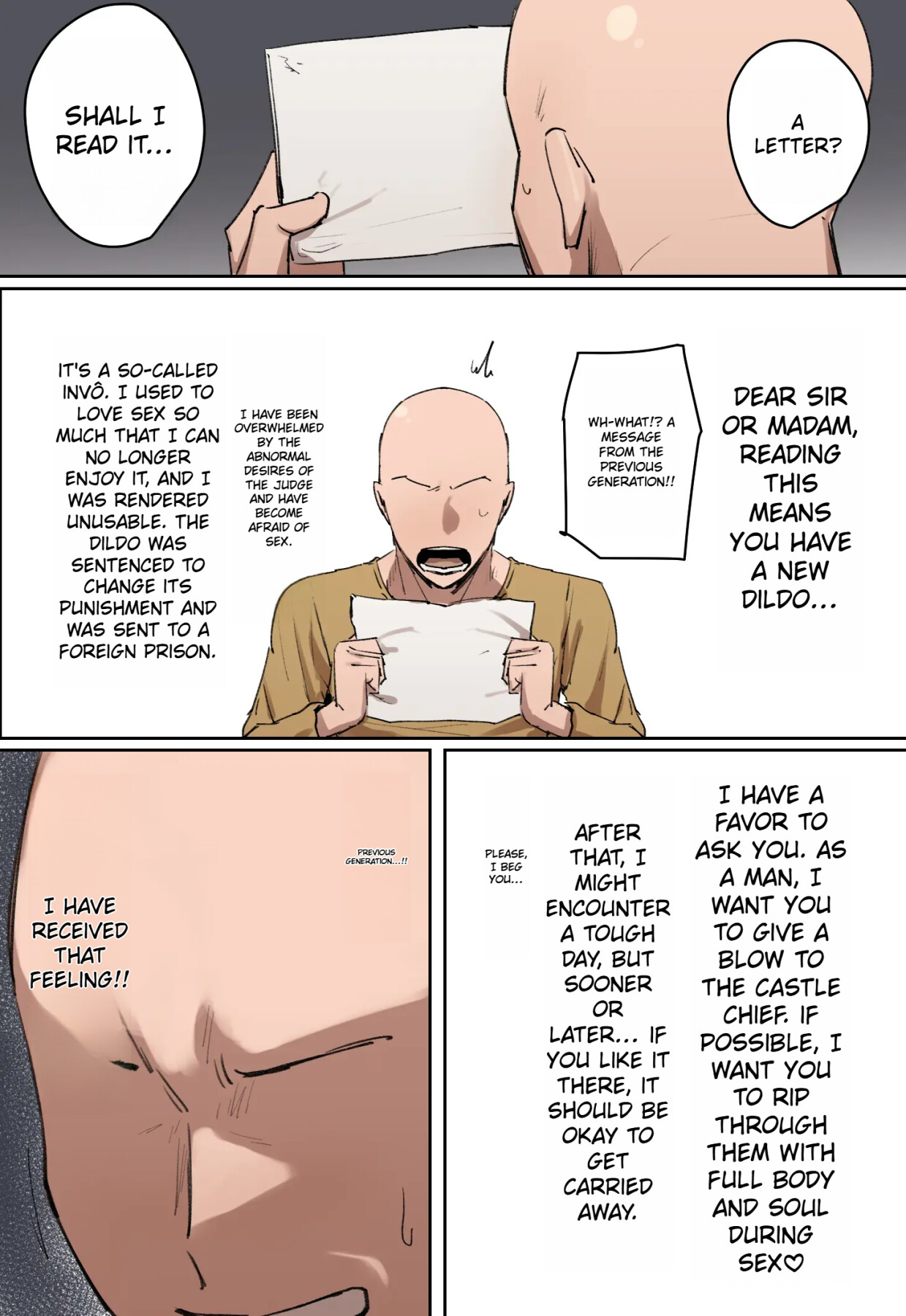 Hentai Manga Comic-Verdict: The defendant is sentenced to my dildo punishment.-Read-24